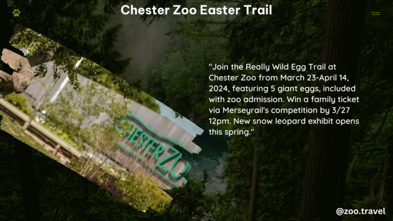 chester zoo easter trail