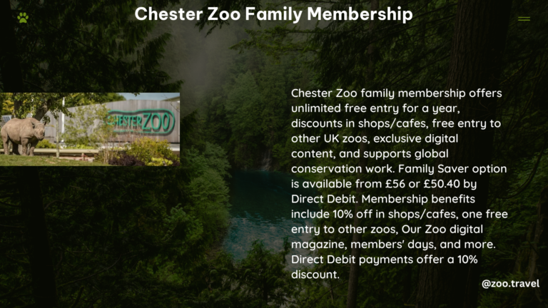 chester zoo family membership