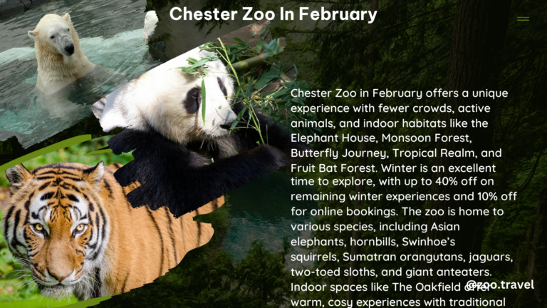 chester zoo in February