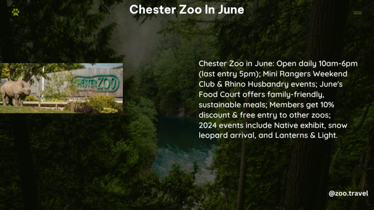 chester zoo in June