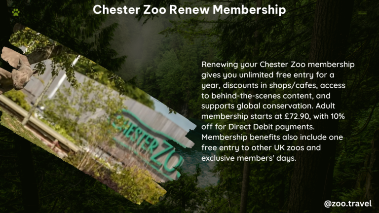 chester zoo renew membership