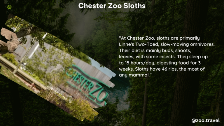 chester zoo sloths