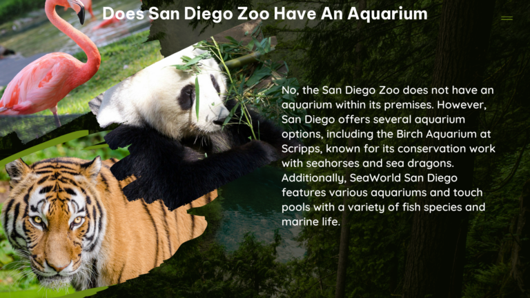 does san diego zoo have an aquarium