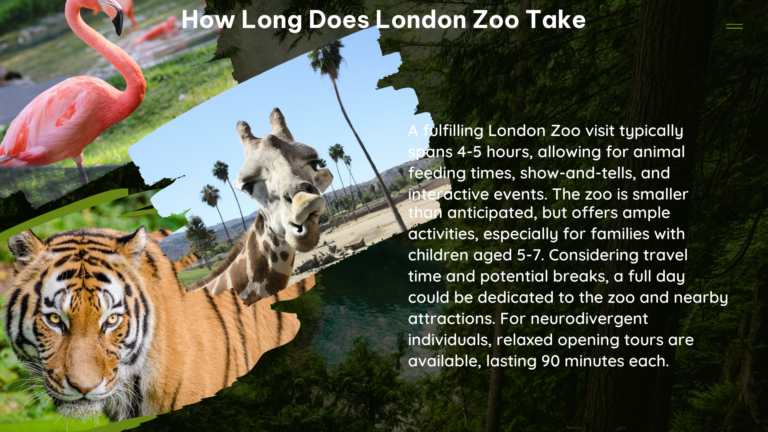 how long does london zoo take
