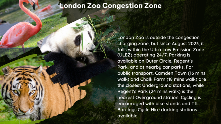 london zoo congestion zone