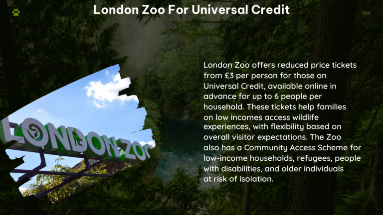 london zoo for universal credit