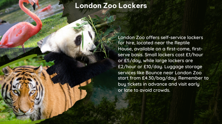 london zoo lockers