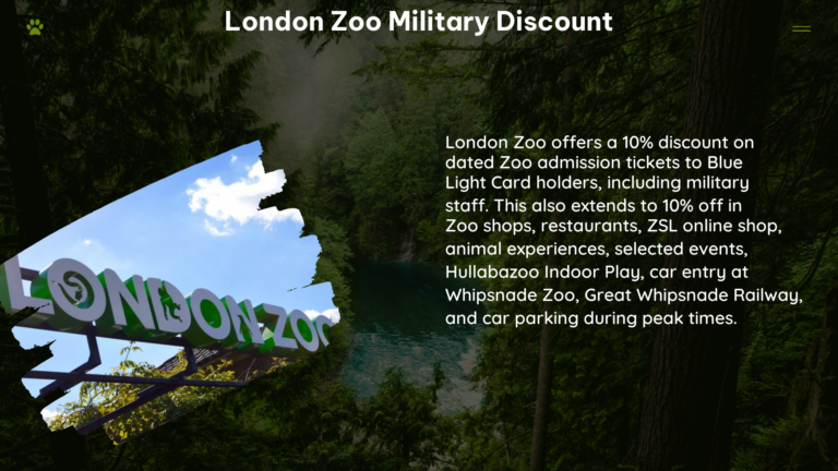 london zoo military discount