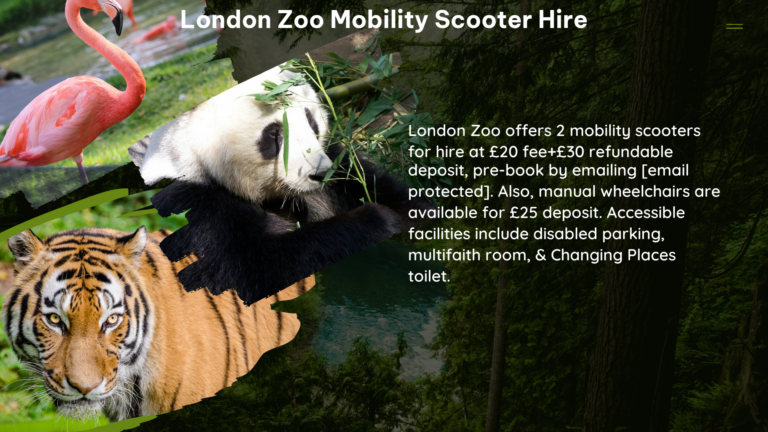 london zoo mobility scooter hire