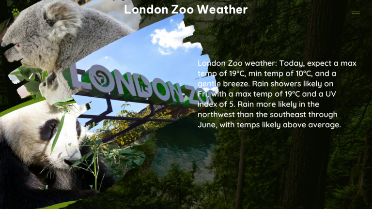 london zoo weather
