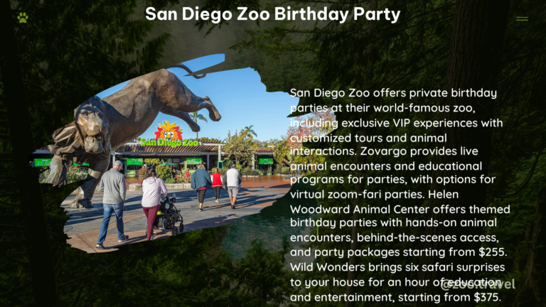 san diego zoo birthday party
