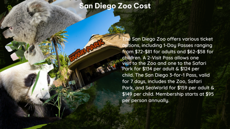 san diego zoo cost