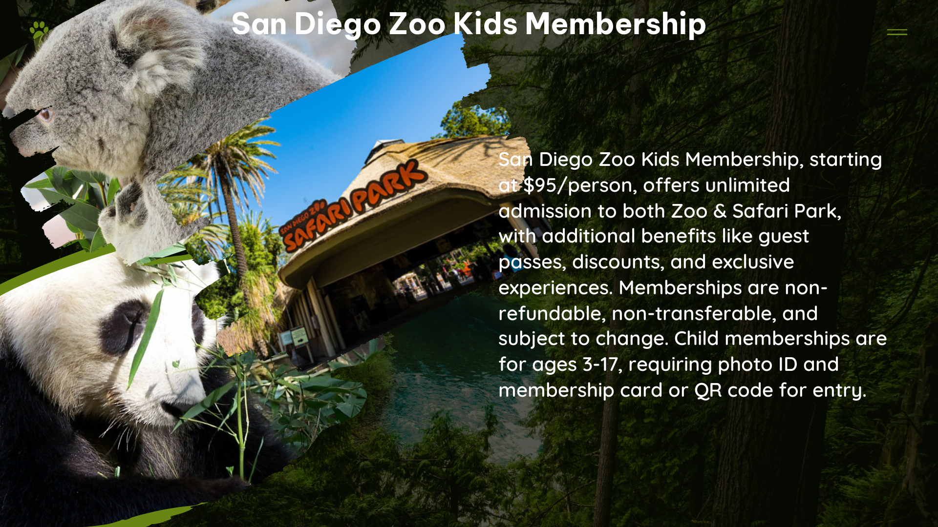 san diego zoo kids membership