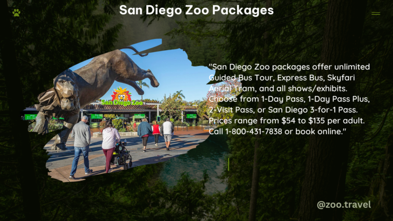 san diego zoo packages