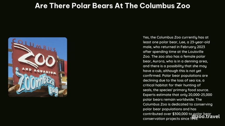 Are There Polar Bears at the Columbus Zoo