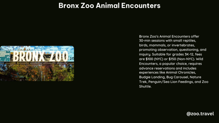 Bronx Zoo Animal Encounters