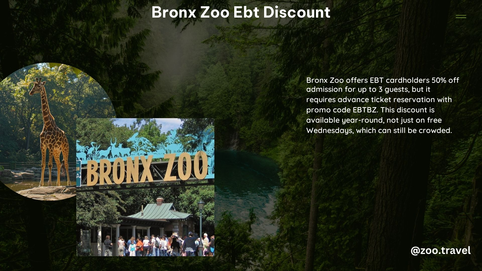 Bronx Zoo Ebt Discount