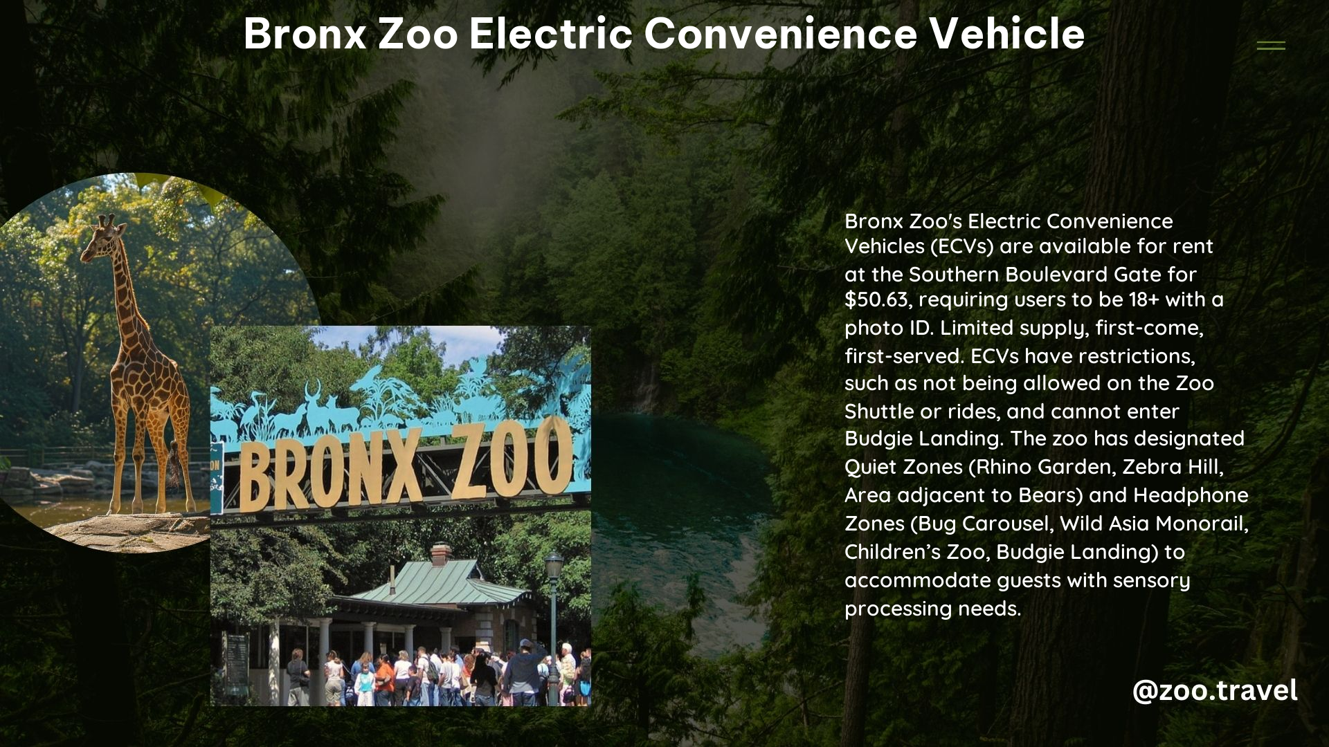 Bronx Zoo Electric Convenience Vehicle