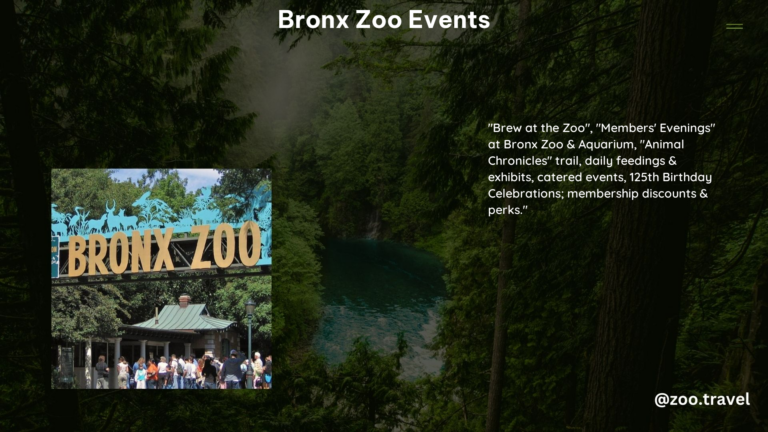 Bronx Zoo Events