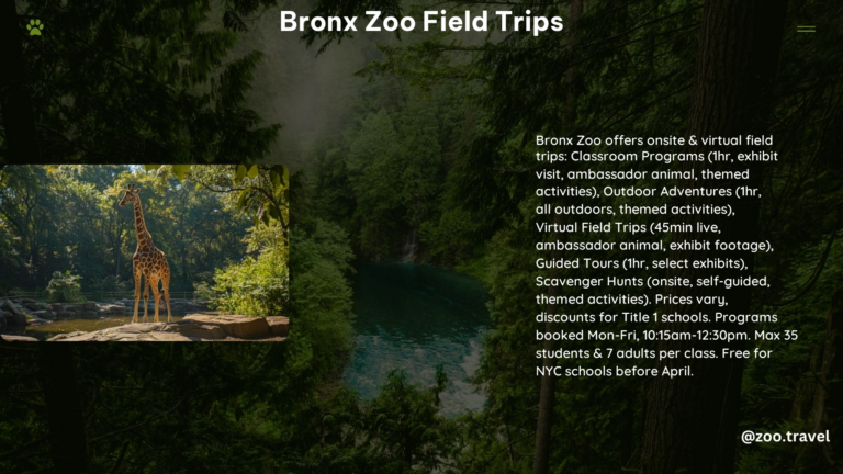 Bronx Zoo Field Trips