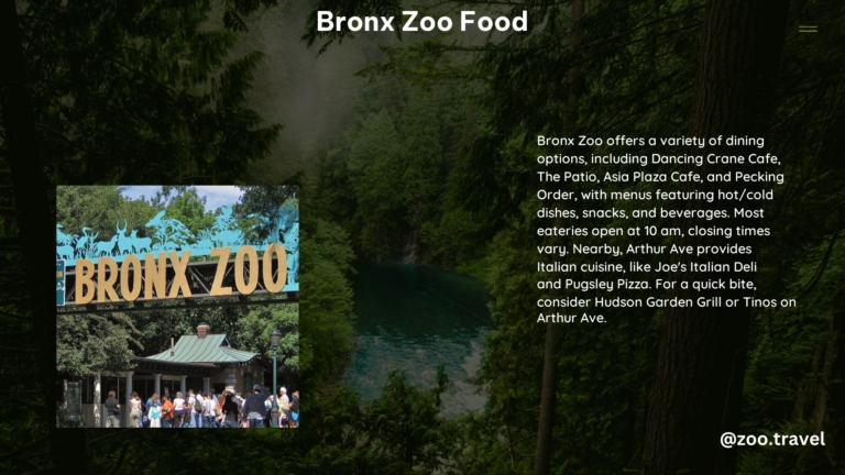 Bronx Zoo Food