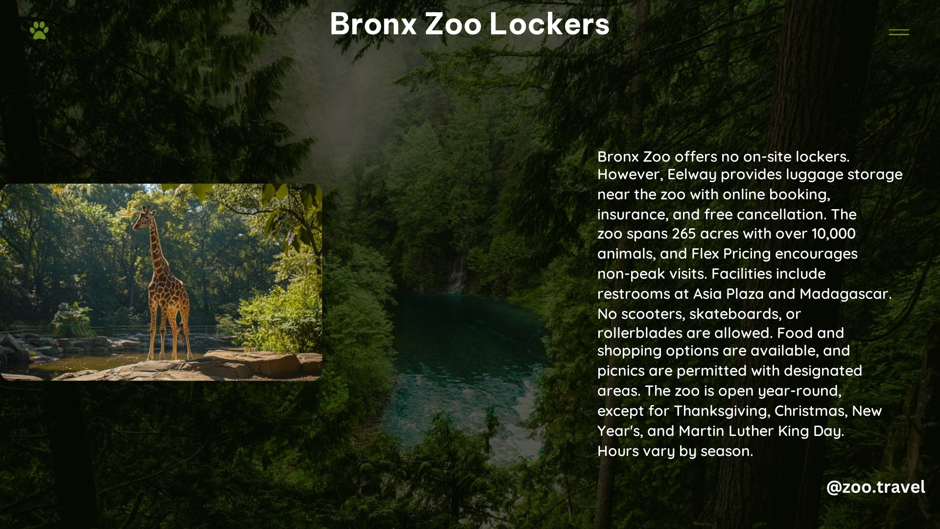 Bronx Zoo Lockers