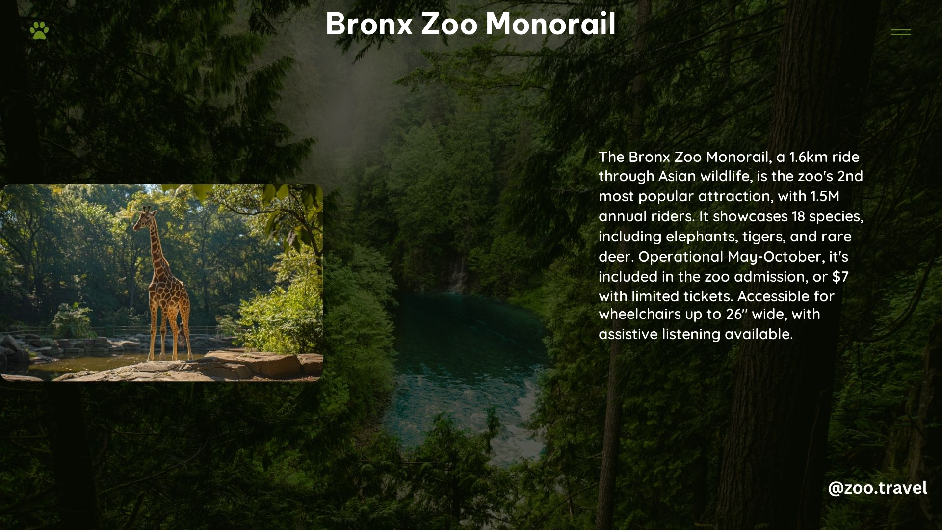 Bronx Zoo Monorail