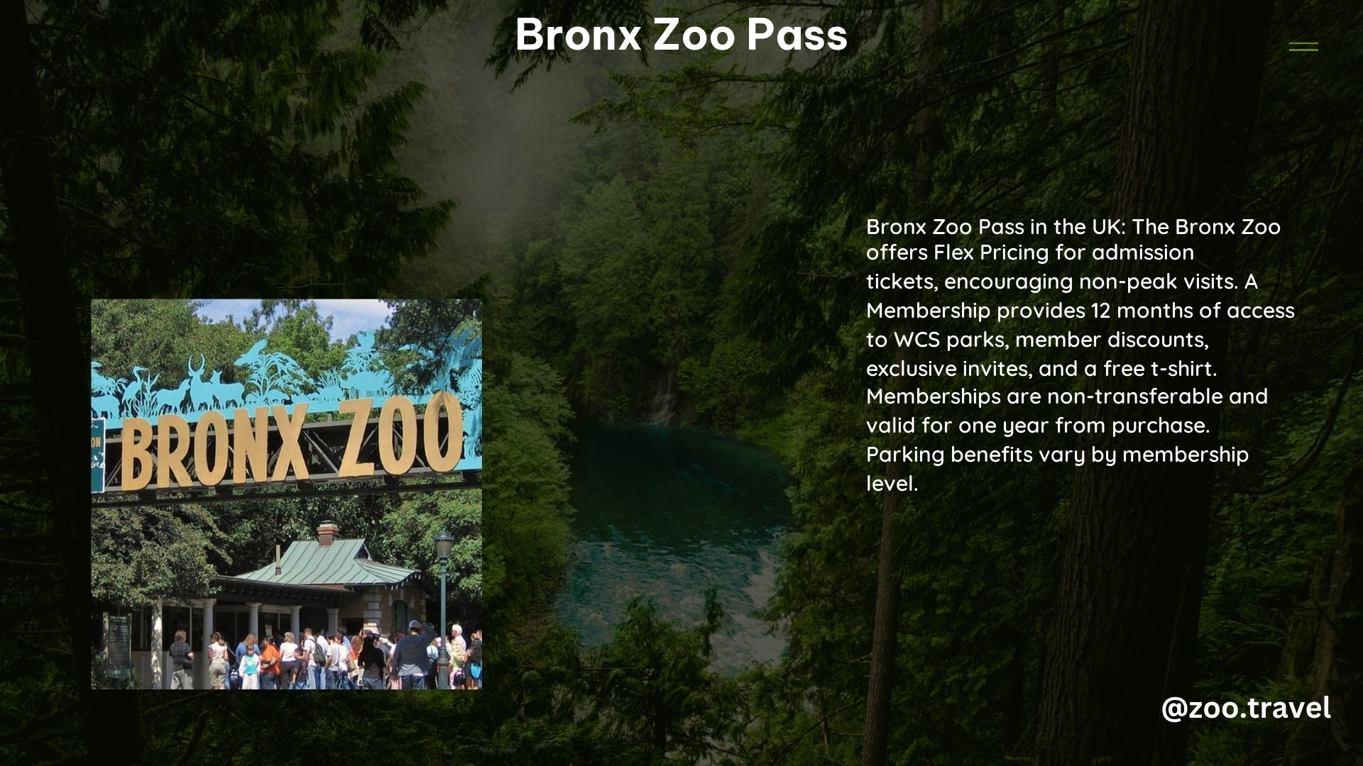 Bronx Zoo Pass