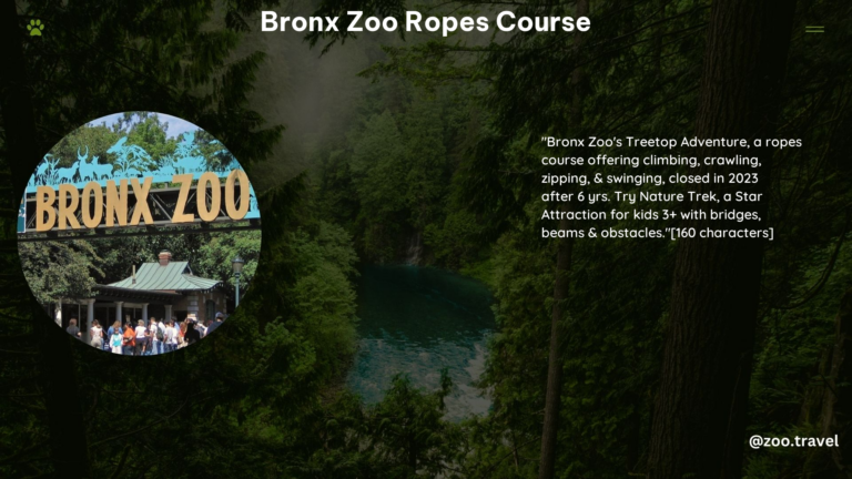 Bronx Zoo Ropes Course