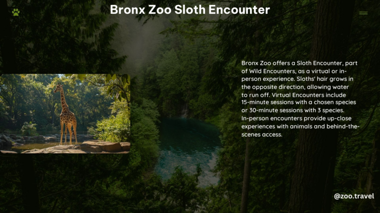 Bronx Zoo Sloth Encounter