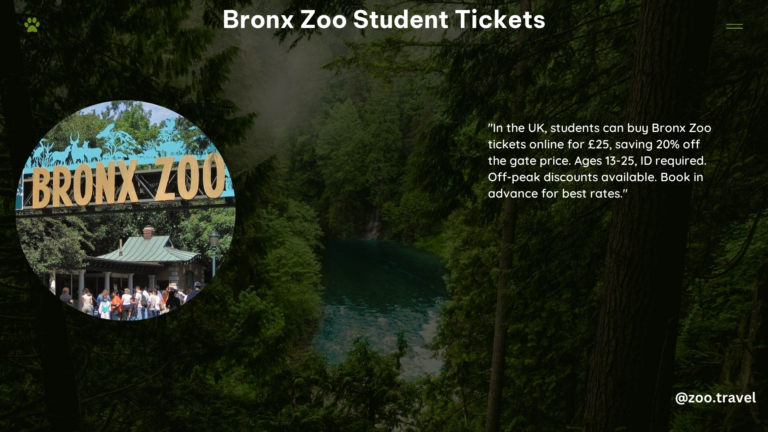 Bronx Zoo Student Tickets