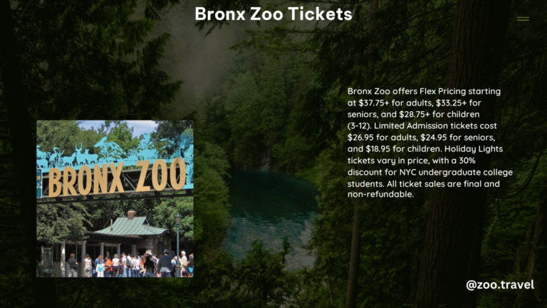 Bronx Zoo Tickets