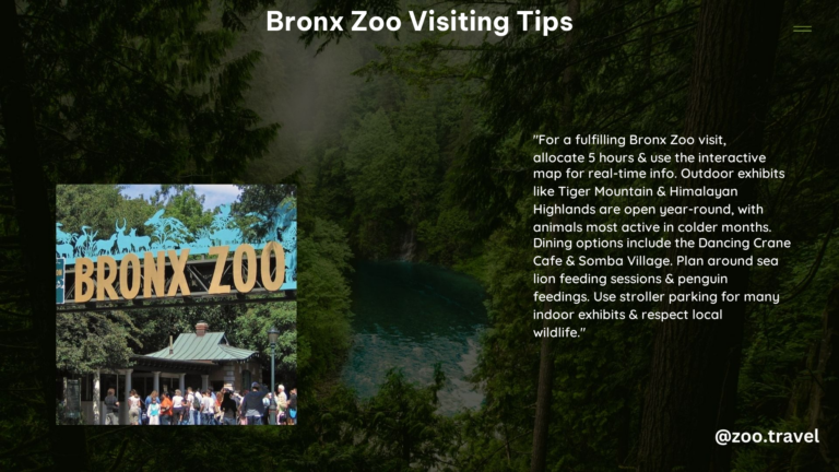 Bronx Zoo Visiting Tips