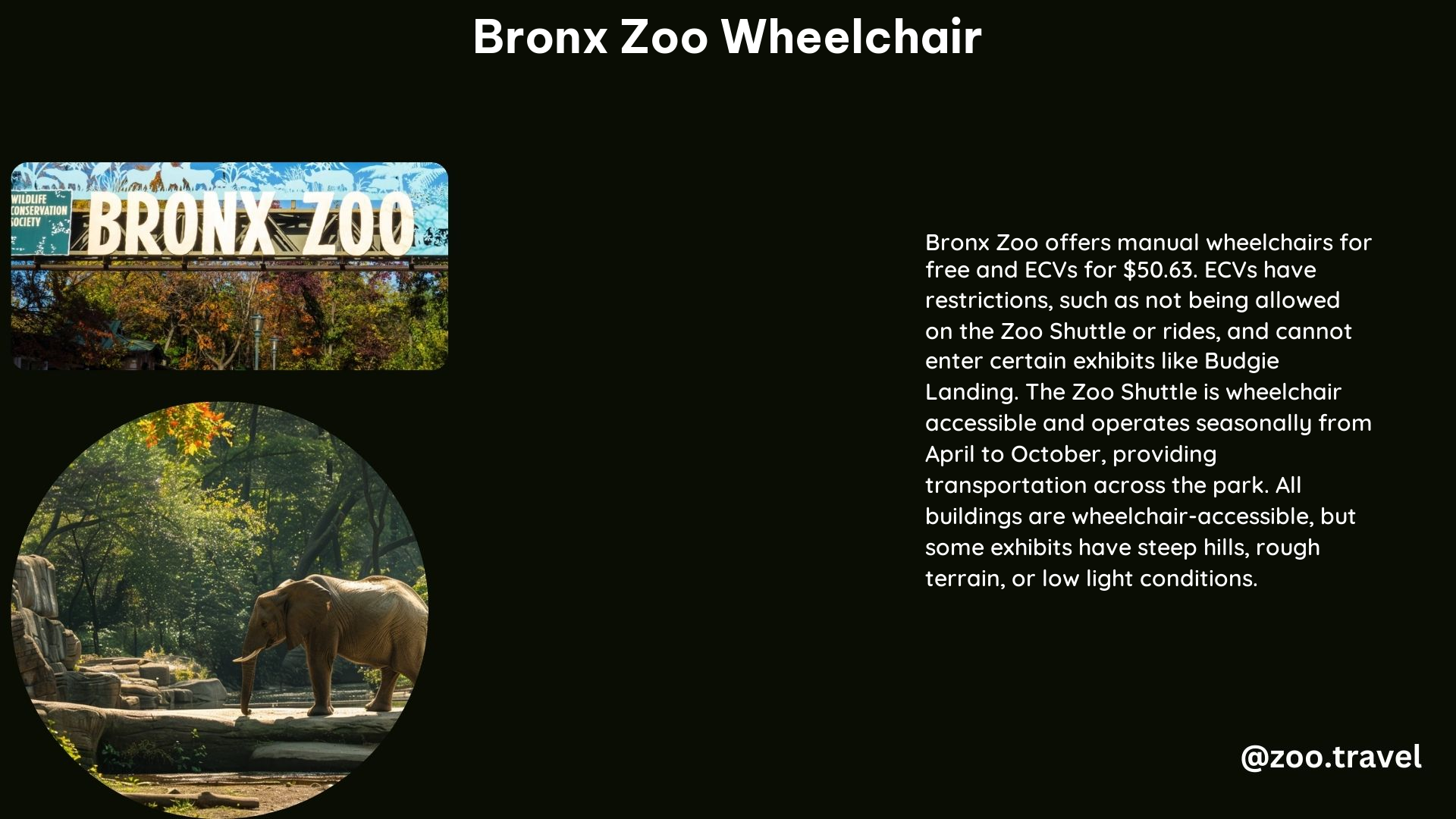 Bronx Zoo Wheelchair