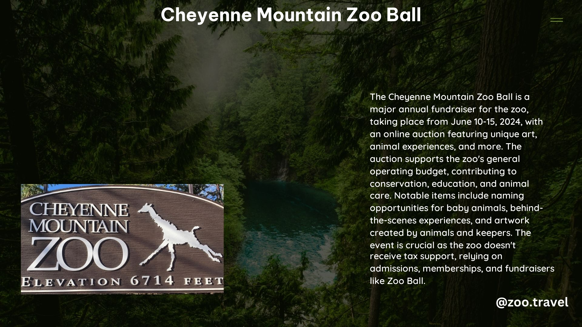 Cheyenne Mountain Zoo Ball