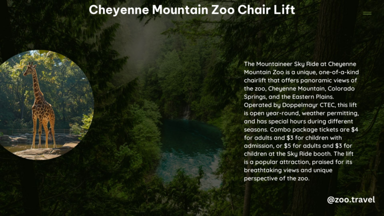 Cheyenne Mountain Zoo Chair Lift