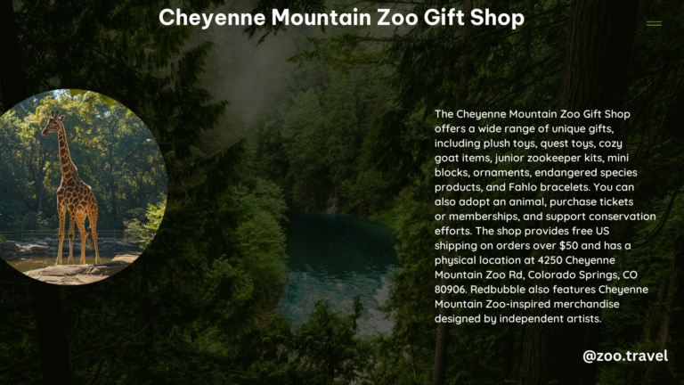 Cheyenne Mountain Zoo Gift Shop