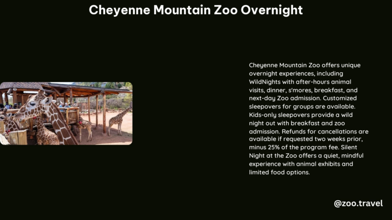 Cheyenne Mountain Zoo Overnight