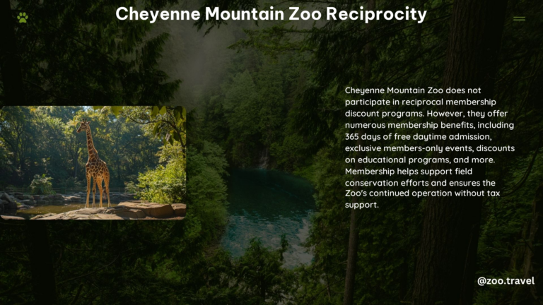 Cheyenne Mountain Zoo Reciprocity