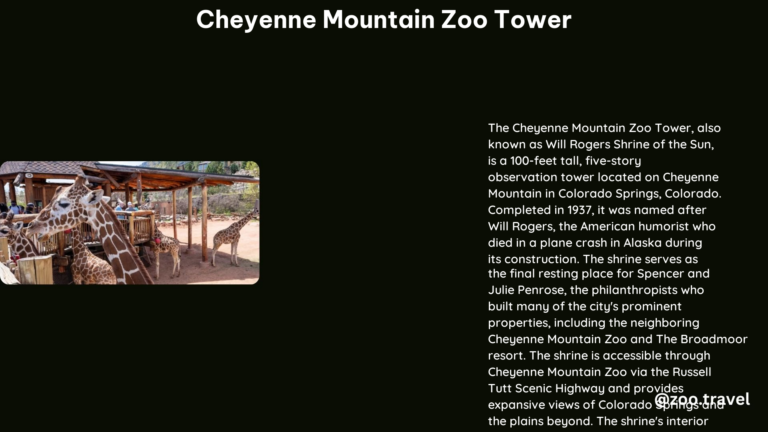 Cheyenne Mountain Zoo Tower