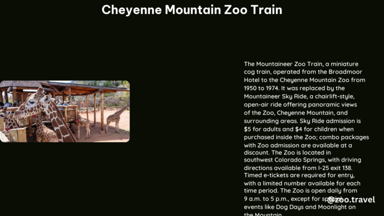 Cheyenne Mountain Zoo Train