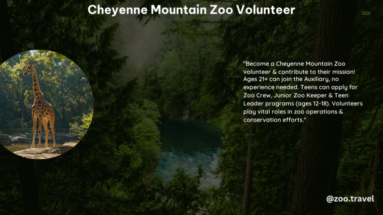 Cheyenne Mountain Zoo Volunteer