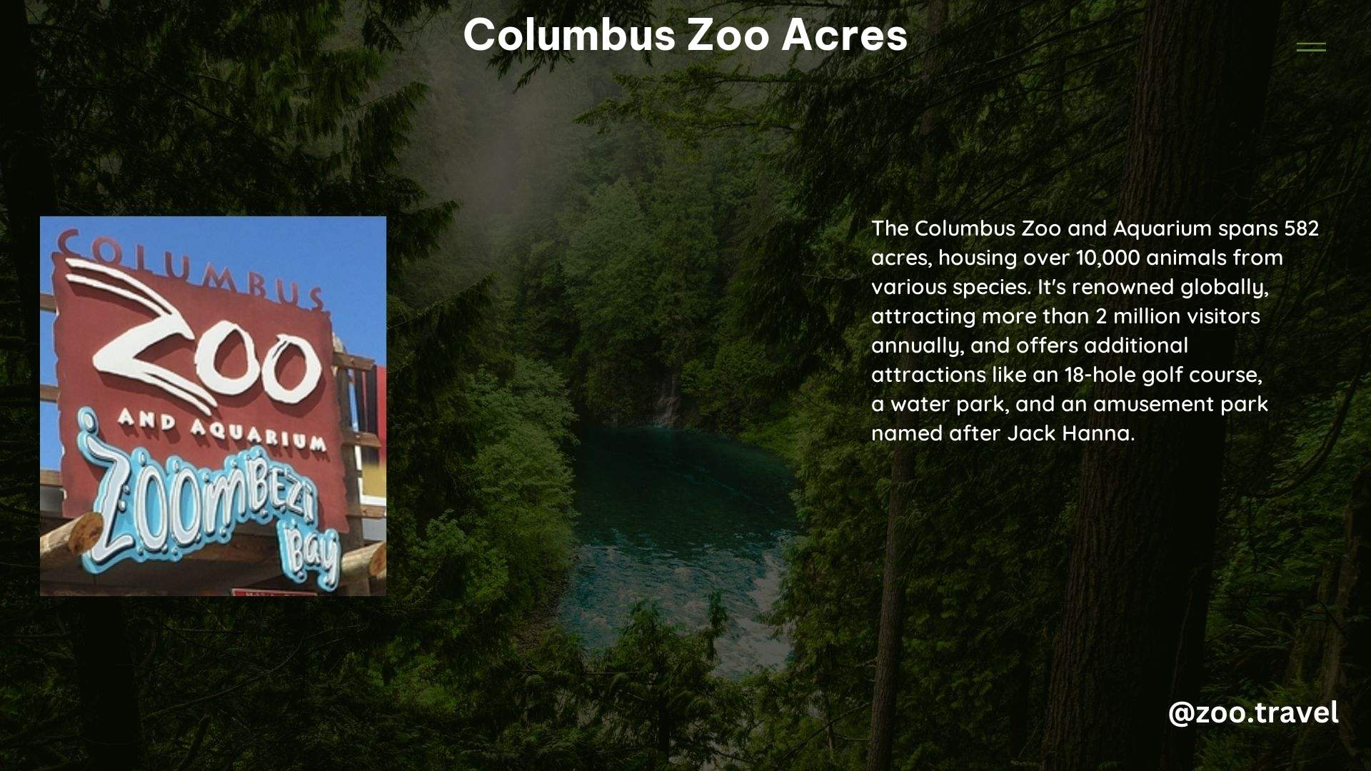 Columbus Zoo Acres