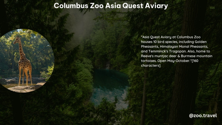 Columbus Zoo Asia Quest Aviary