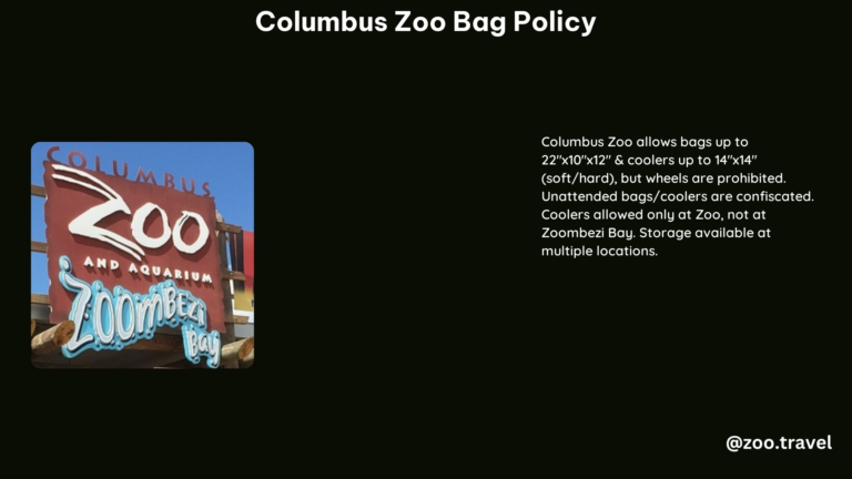 Columbus Zoo Bag Policy