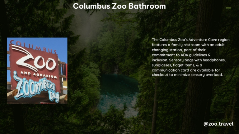 Columbus Zoo Bathroom