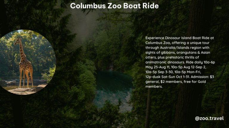 Columbus Zoo Boat Ride