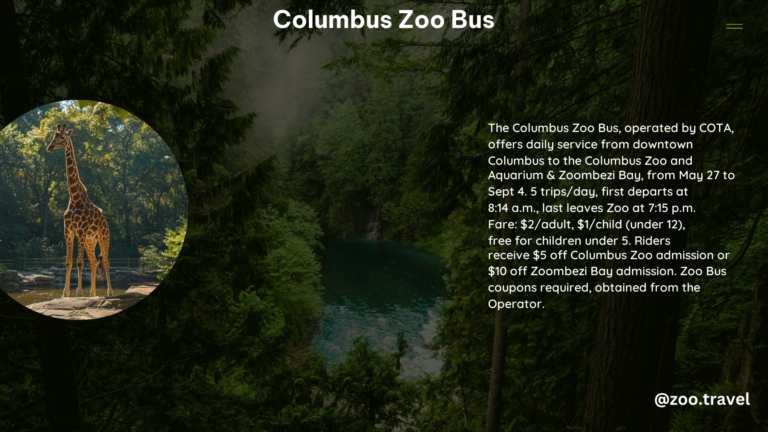 Columbus Zoo Bus