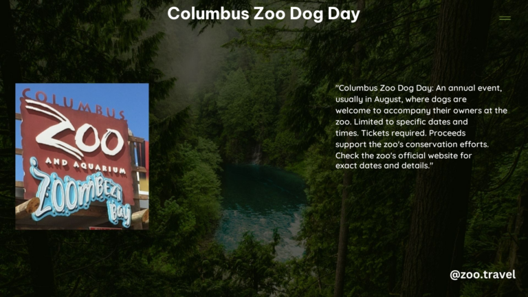 Columbus Zoo Dog Day