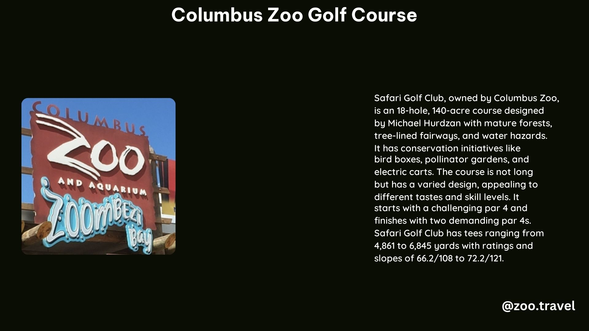 Columbus Zoo Golf Course